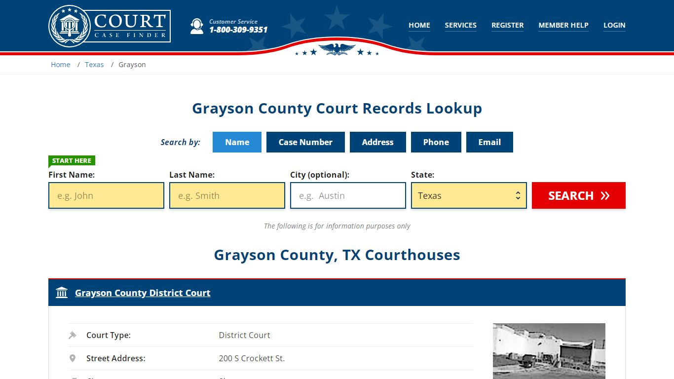 Grayson County Court Records | TX Case Lookup